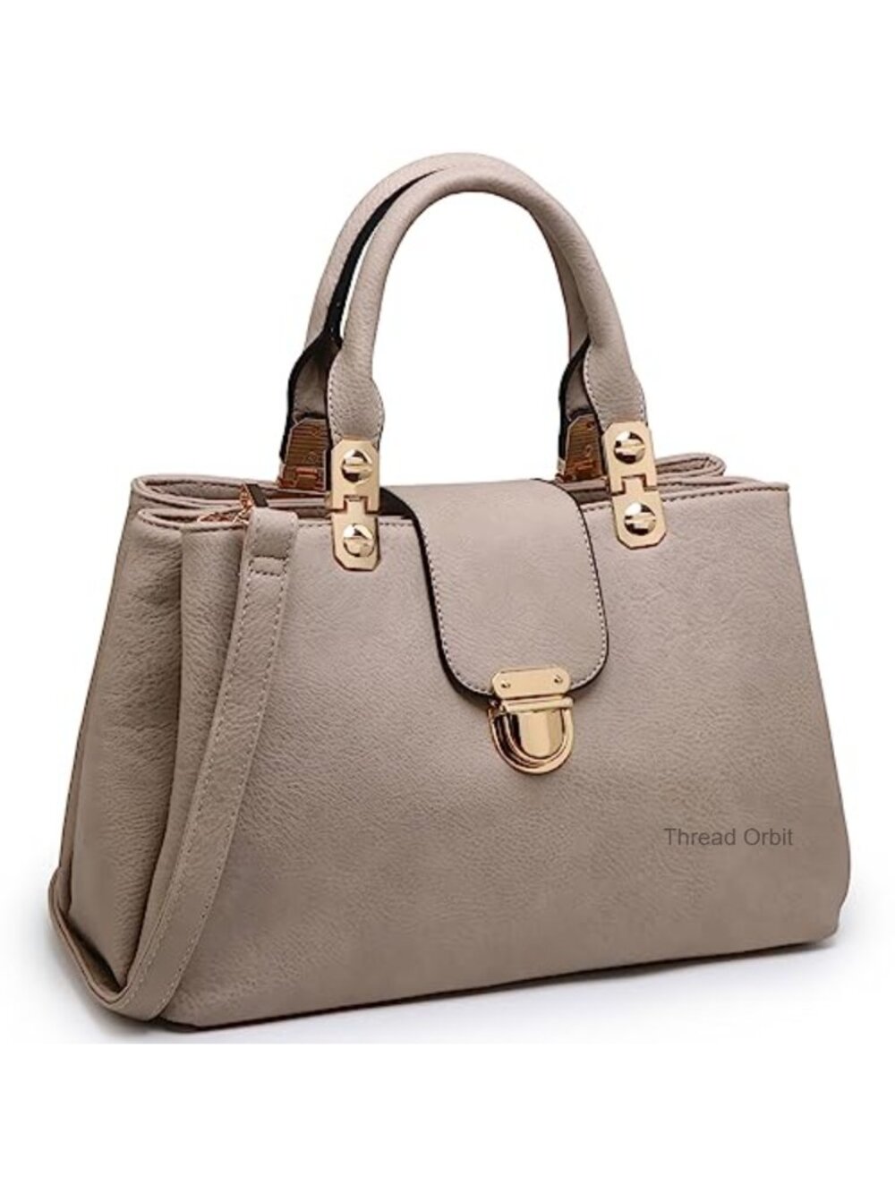 Soft Vegan Leather Top Handle Satchel Handbag Medium Tote Shoulder Bag